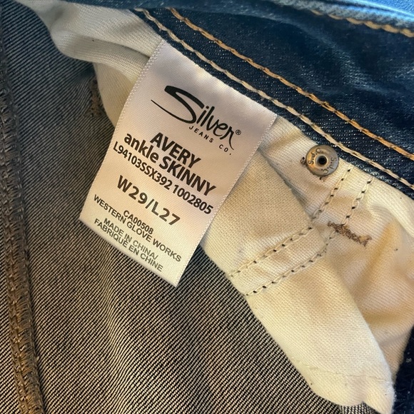 Silver jeans like new 29/27 - Picture 2 of 2